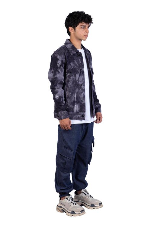 Marble Indigo Tie Dye Jacket