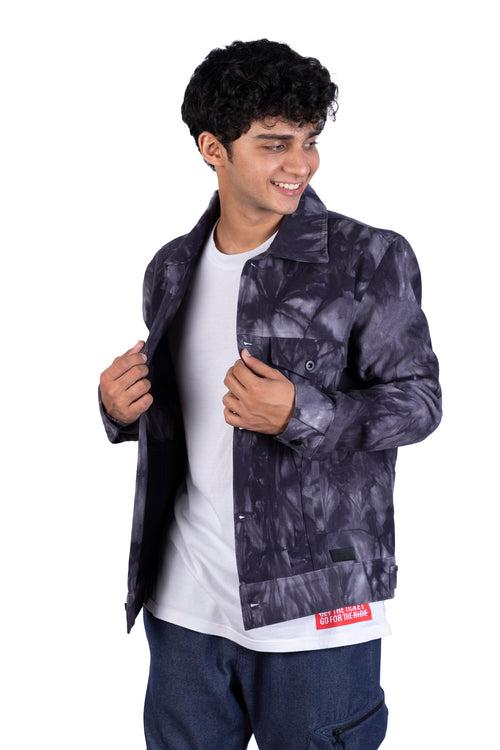 Marble Indigo Tie Dye Jacket