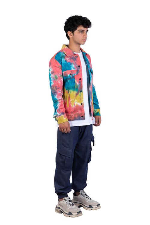 Happy Color Splash Tie Dye Jacket