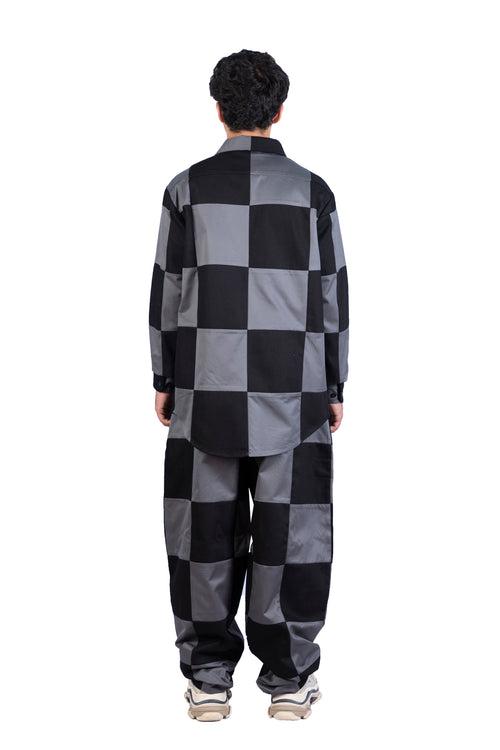 Marshall Patchwork Checkered Shirt