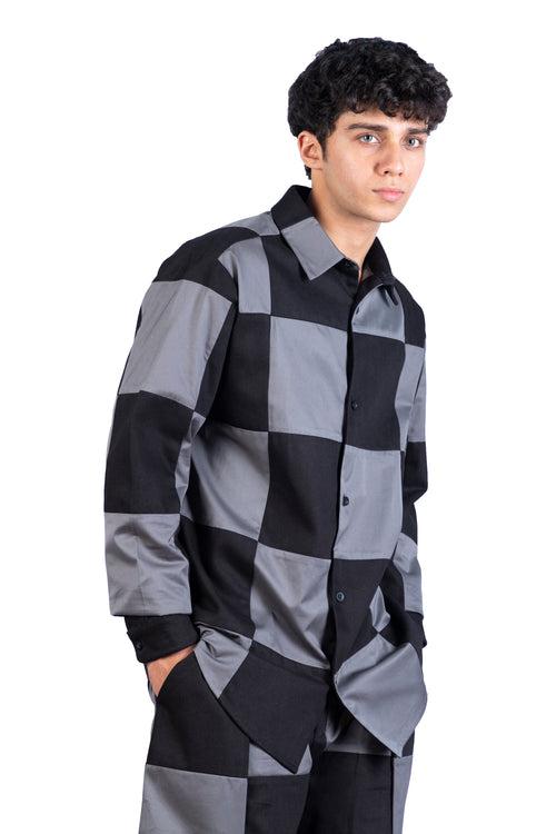 Marshall Patchwork Checkered Shirt