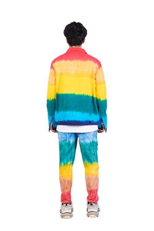 Rainbow Tie Dye Jacket