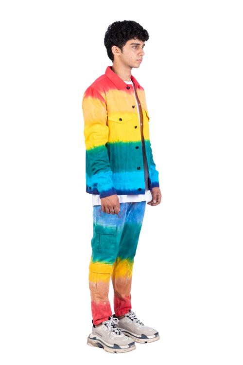 Rainbow Tie Dye Jacket