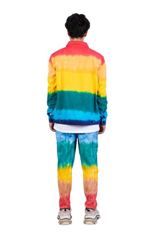 Rainbow Tie Dye Jacket