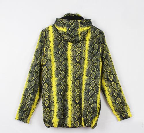 Lime Python Techno Jacket