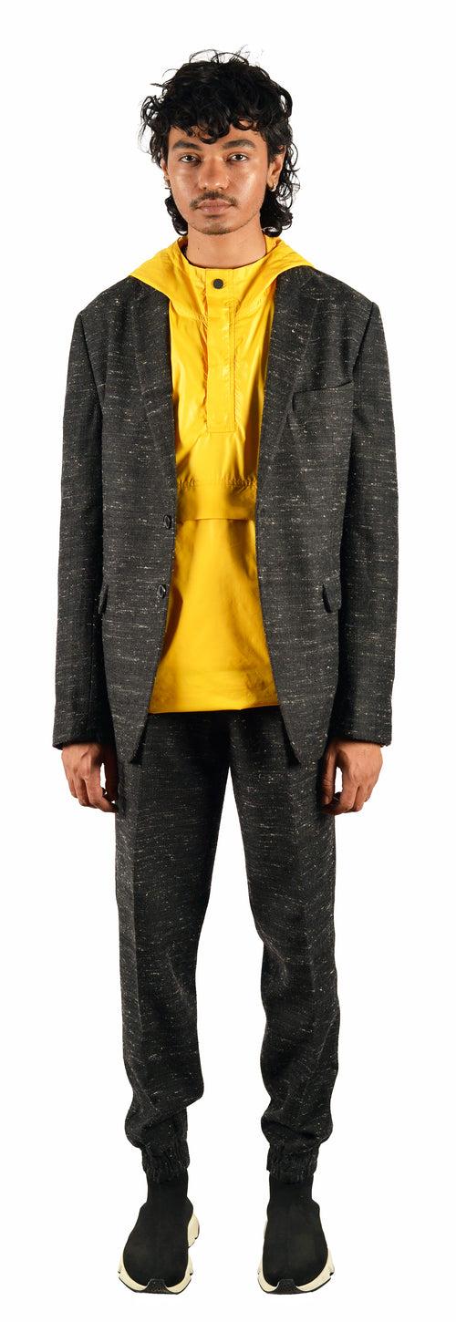 Wool Blend Melange Sb Active Suit