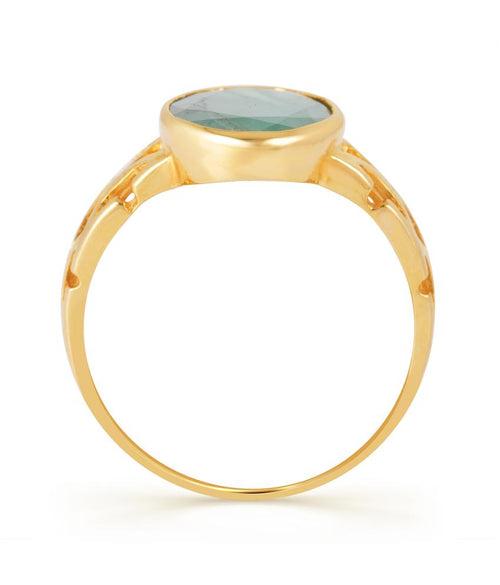 Harmony Emerald (Panna) gold ring