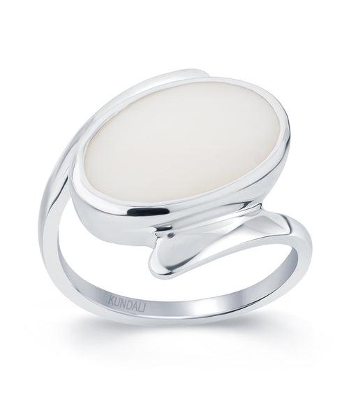 Dreamy Opal silver ring