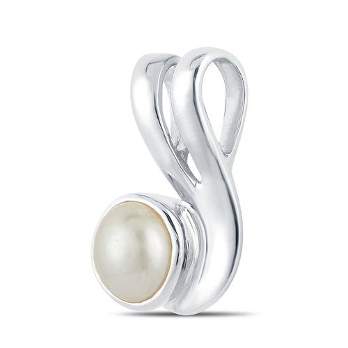 Ivy Pearl (Moti) silver pendant