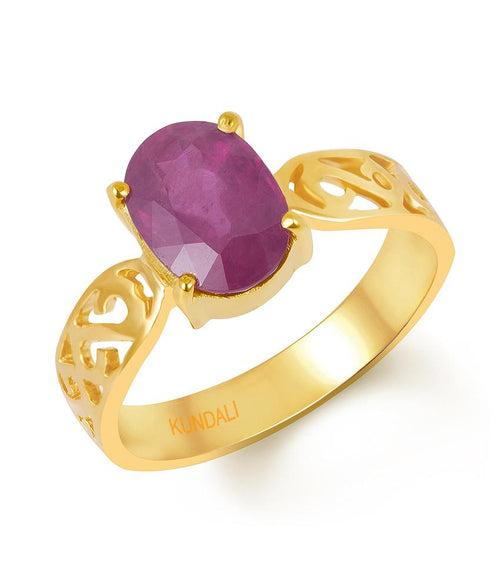 Miracle Ruby (Manik) gold ring