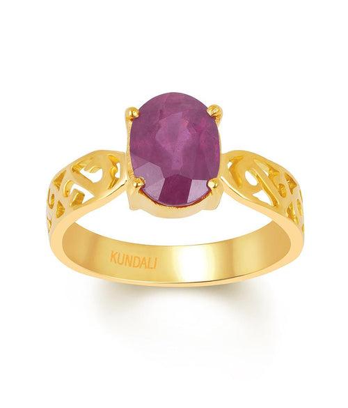 Miracle Ruby (Manik) gold ring