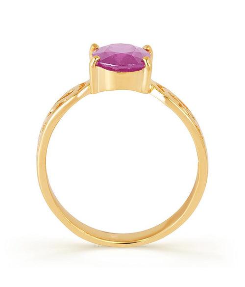Miracle Ruby (Manik) gold ring