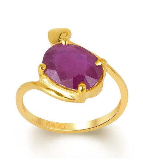 Arya Ruby (Manik) gold ring