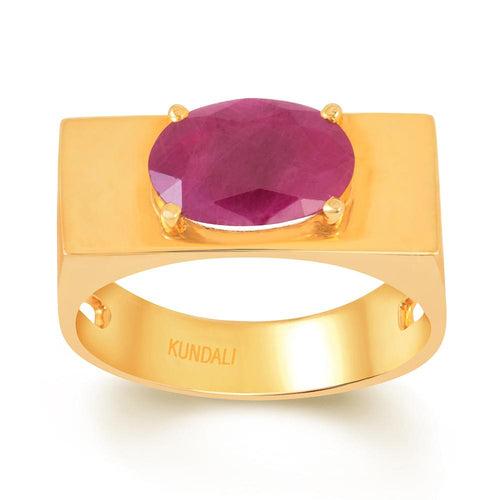 Supreme Ruby (Manik) gold ring
