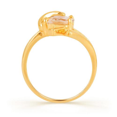 Nora Yellow sapphire (Pukhraj) gold ring