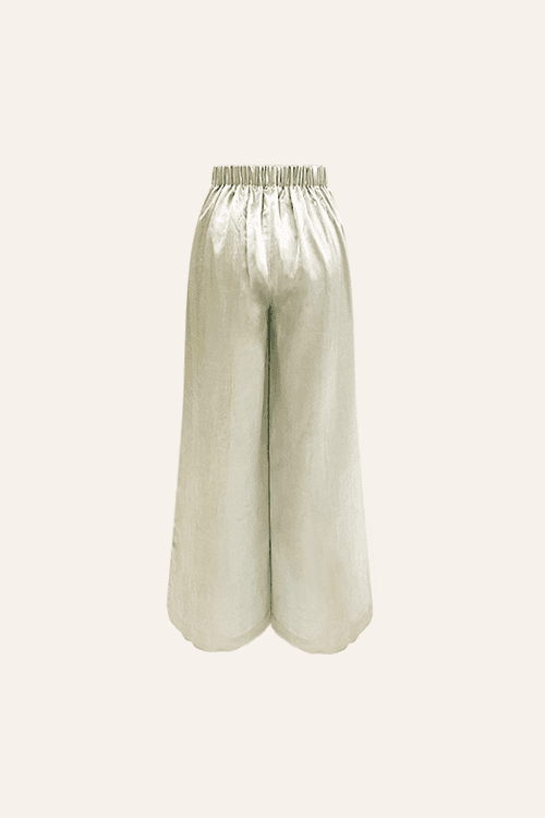 Molly Pintuck Pants in Ivory