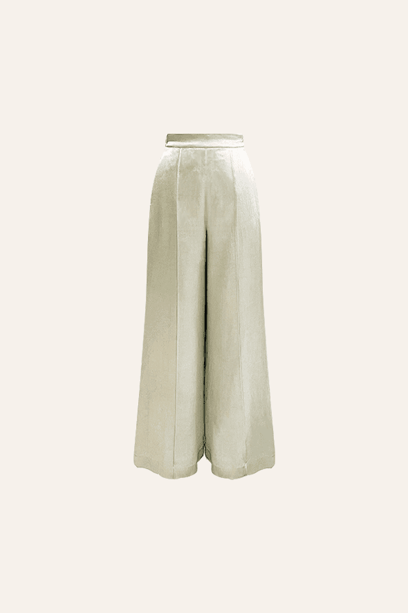 Molly Pintuck Pants in Ivory