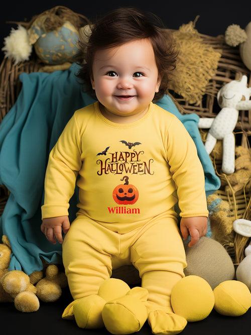 Happy Halloween Baby Romper | Onesies w/ Custom Name