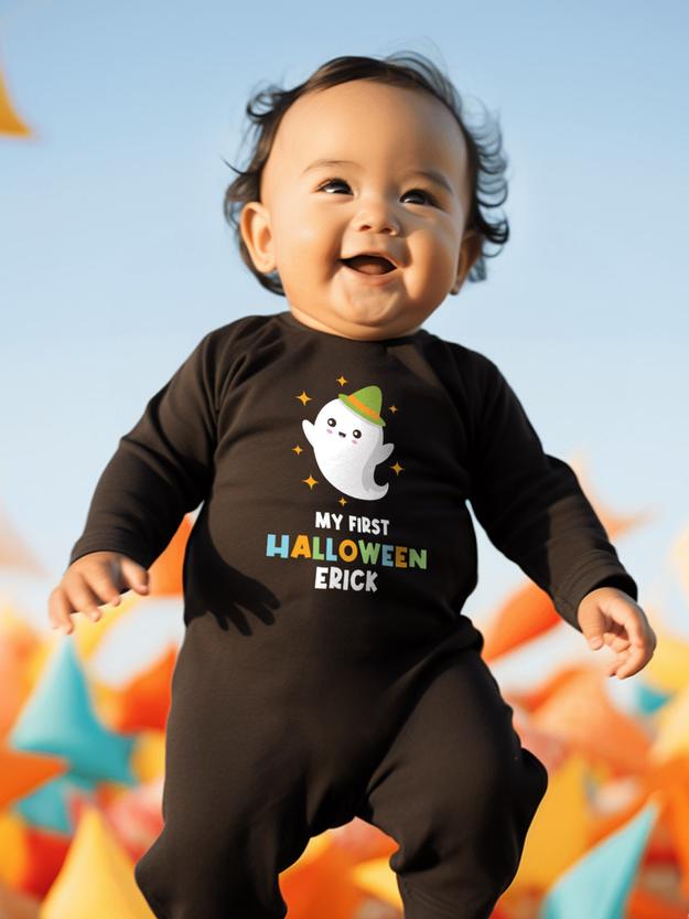 My First Halloween Baby Romper | Onesies w/ Custom Name