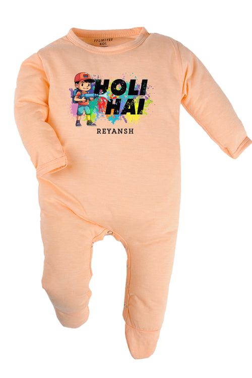 Holi Hai Baby Romper | Onesies w/ Custom Name