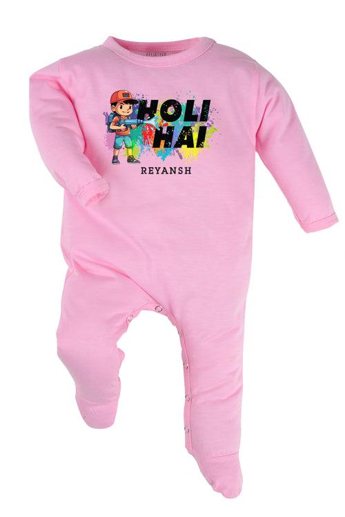 Holi Hai Baby Romper | Onesies w/ Custom Name