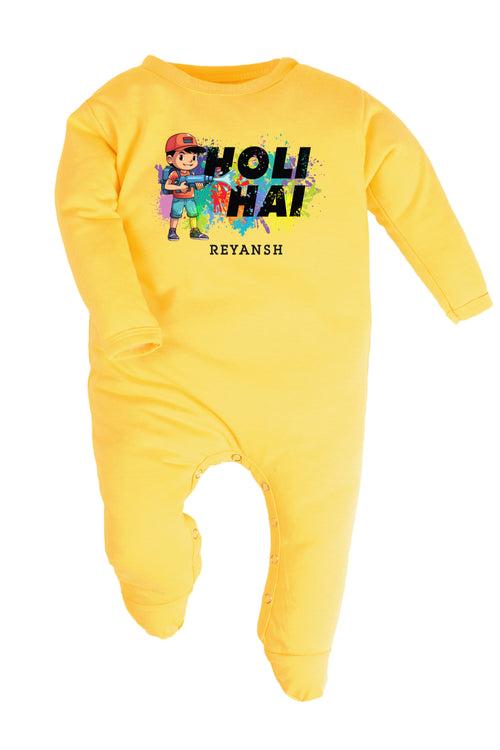 Holi Hai Baby Romper | Onesies w/ Custom Name