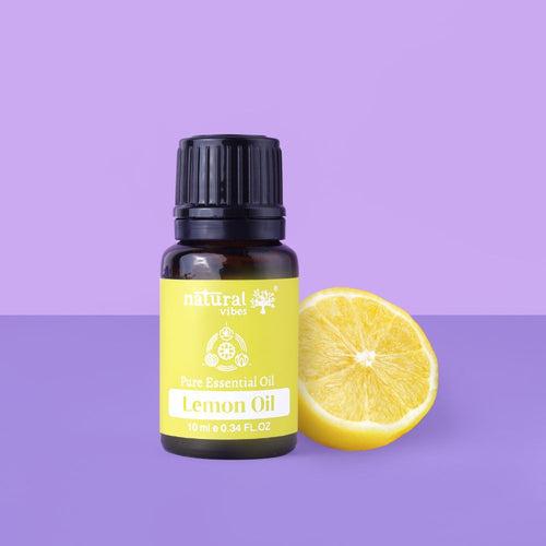 Lemon Pure Essential Oil for Acne, Blackheads & Dandruff 10 ml