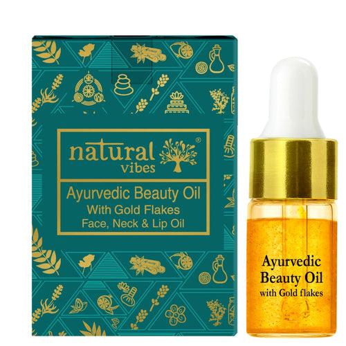 Gold Beauty Oil Elixir for Face, Lips and Peaceful Sleep 3ml