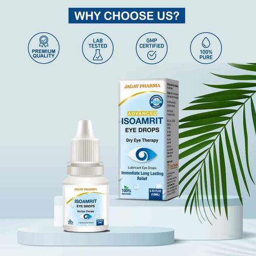 ISOAMRIT Ayurvedic Eye Drops for Dry Eyes- 10ml