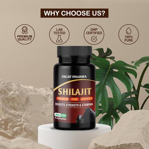 Premium Himalayan Shilajit/Shilajeet 60 Capsules