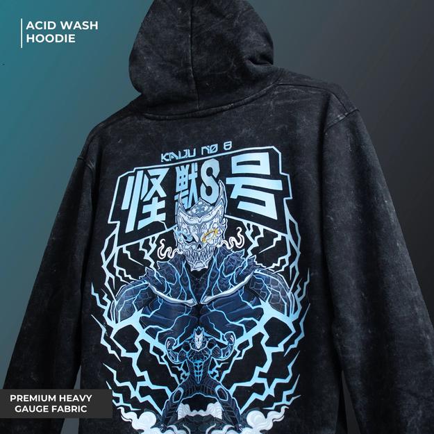 KAIJU NO. 8 / Acid Wash Hoodie