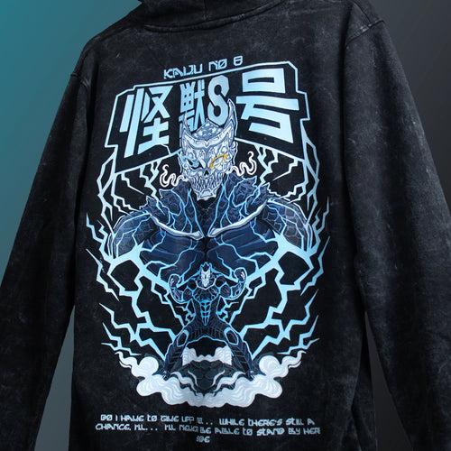 KAIJU NO. 8 / Acid Wash Hoodie