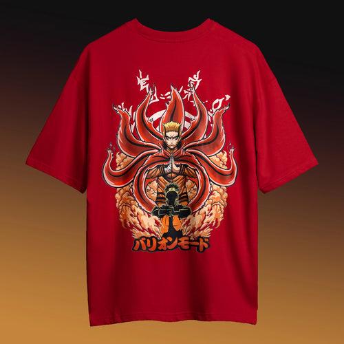 Baryon Mode / Naruto Oversized T-shirt