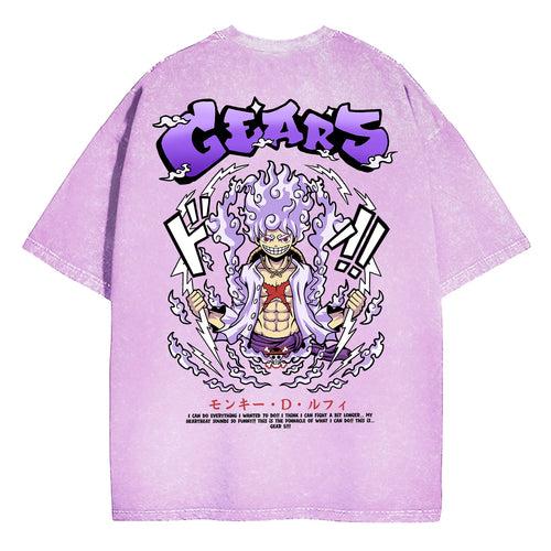 Luffy Gear 5 / Acid Wash Oversized T-shirt