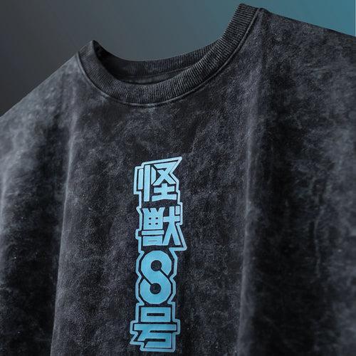 KAIJU NO. 8 / Acid Wash Oversized T-shirt