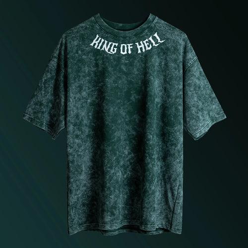 King of Hell / Zoro Acid Wash Oversized T-shirt