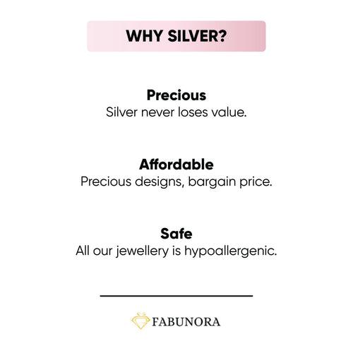 Swarovski Crystal Peacock Necklace - Pure Silver Pendant Set | FABUNORA
