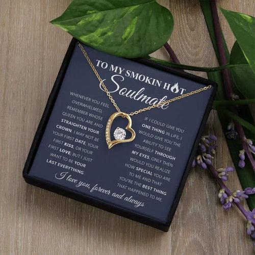 Most Amazing For Soulmate - Pure Silver Heart Necklace Gift Set