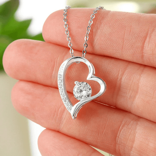 Beautiful Gift For Soulmate 2024 - Pure Silver Heart Necklace Gift Set