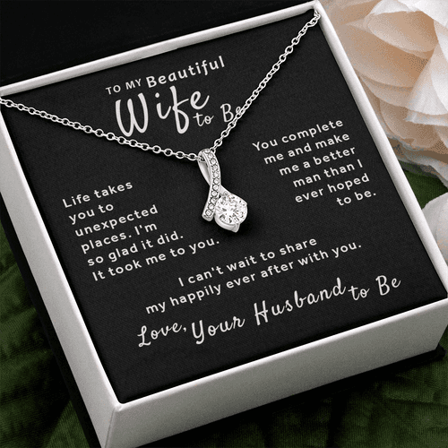 Surprise Gift For Wife to Be 2024 - Pure Silver Necklace Gift Set