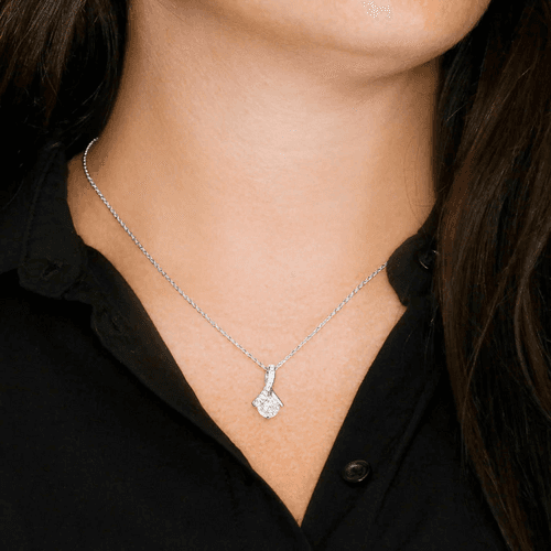 Stunning Gift Idea For Female - Pure Silver Necklace Gift Set