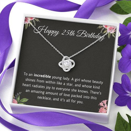 Unique 25th Birthday For Her 2024 - Pure Silver Necklace Gift Set
