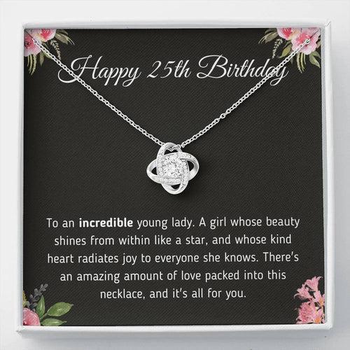 Unique 25th Birthday For Her 2024 - Pure Silver Necklace Gift Set