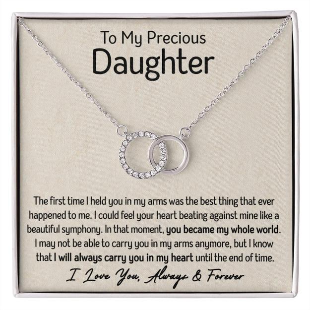 Perfect Gift Idea For Dear Daughter - 925 Sterling Silver Pendant Set