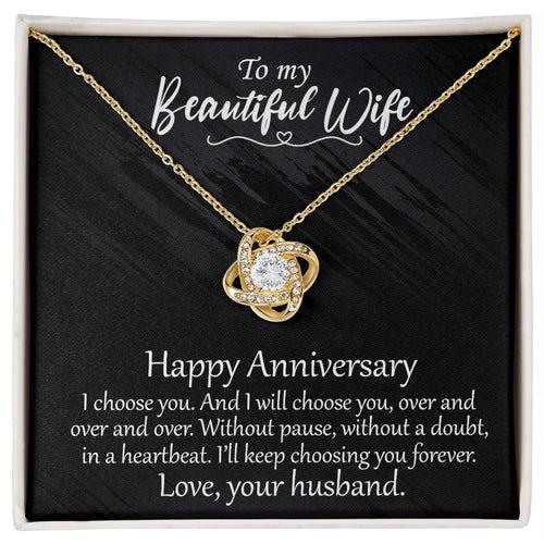 Heartfelt Anniversary Gift For Wife 2024 - Pure Silver Necklace Gift Set