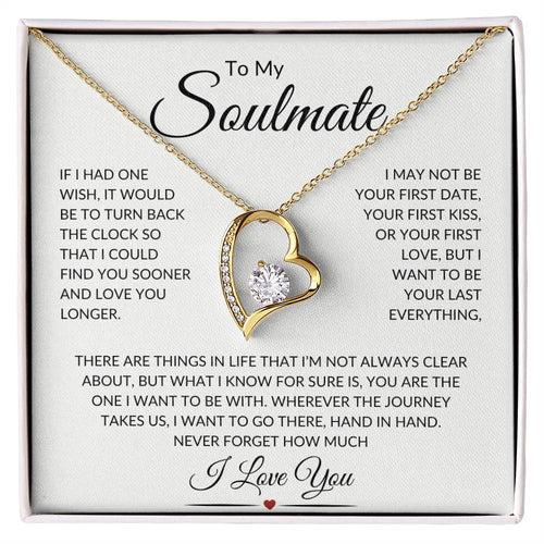 Heartfelt Gift For Soulmate Female - Pure Silver Heart Necklace Gift Set