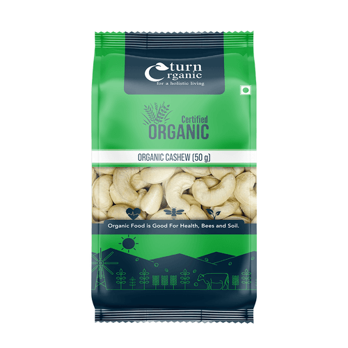 Organic Cashew Nuts- 50g