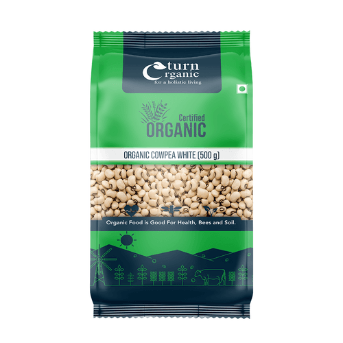 Organic Cowpea White (500gm)- Turn Organic