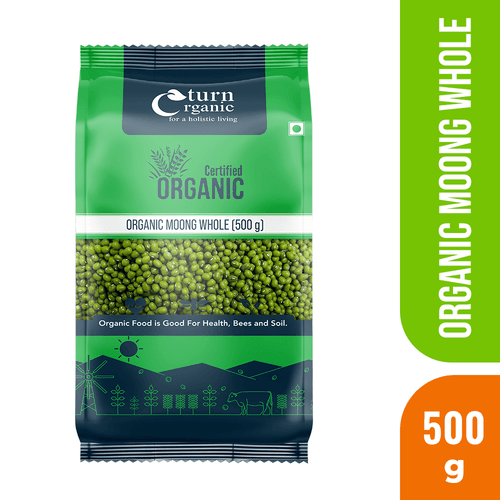 Organic Moong Dal Whole 1kg- Turn Organic