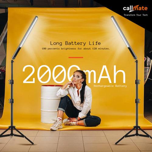 8W 2000mAh LED Photography Light Stick